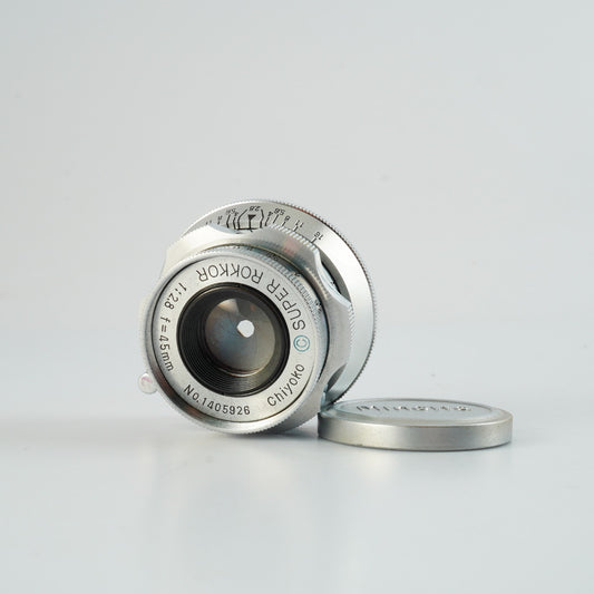 【Serviced】 MINOLTA Chiyoko Super Rokkor 45mm F/2.8 単焦点レンズ