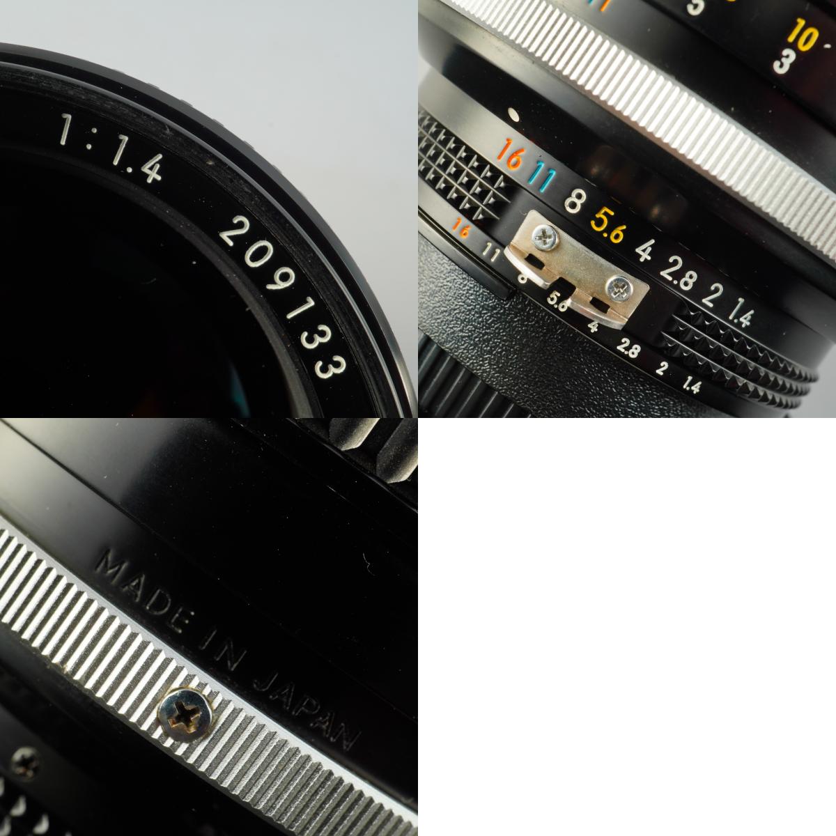 【Serviced】 Nikon Ai-S NIKKOR 85mm F/1.4 Prime Lens