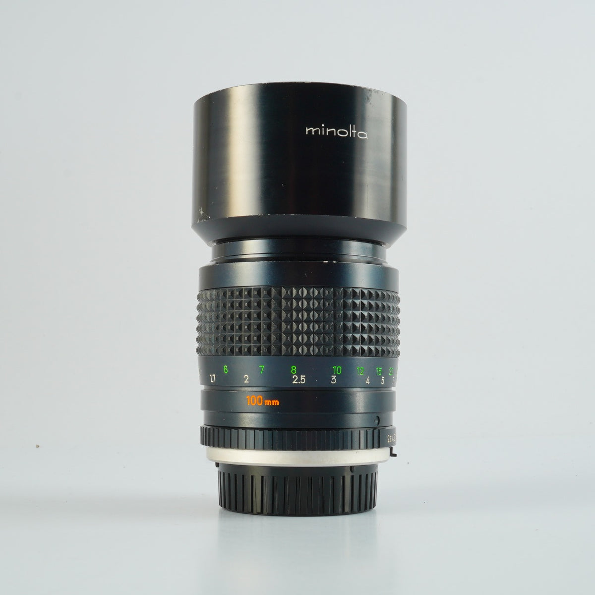 【Serviced】 MINOLTA MC TELE ROKKOR PF 100mm F/2.5 単焦点レンズ