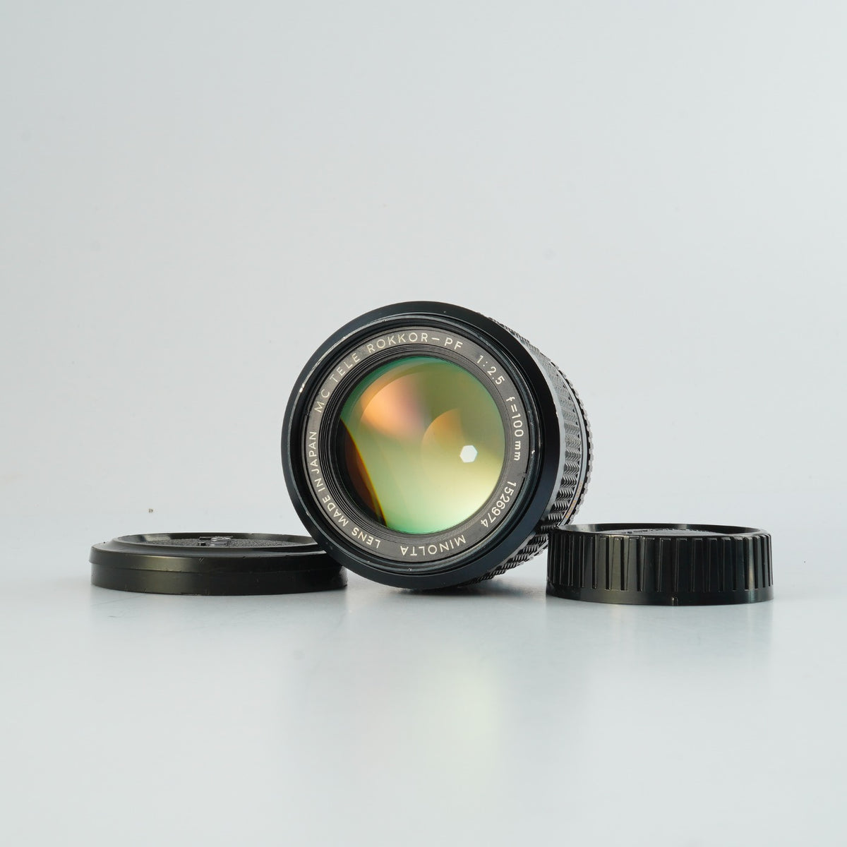 【Serviced】 MINOLTA MC TELE ROKKOR PF 100mm F/2.5 単焦点レンズ
