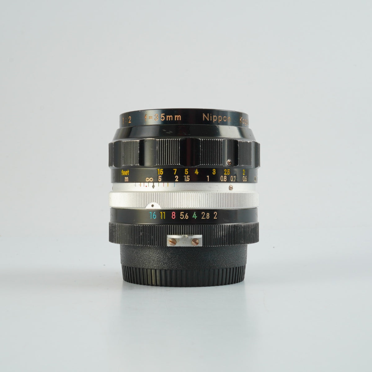 【Serviced】 Nikon 非Ai Nikkor-O Auto 35mm F/2 単焦点レンズ