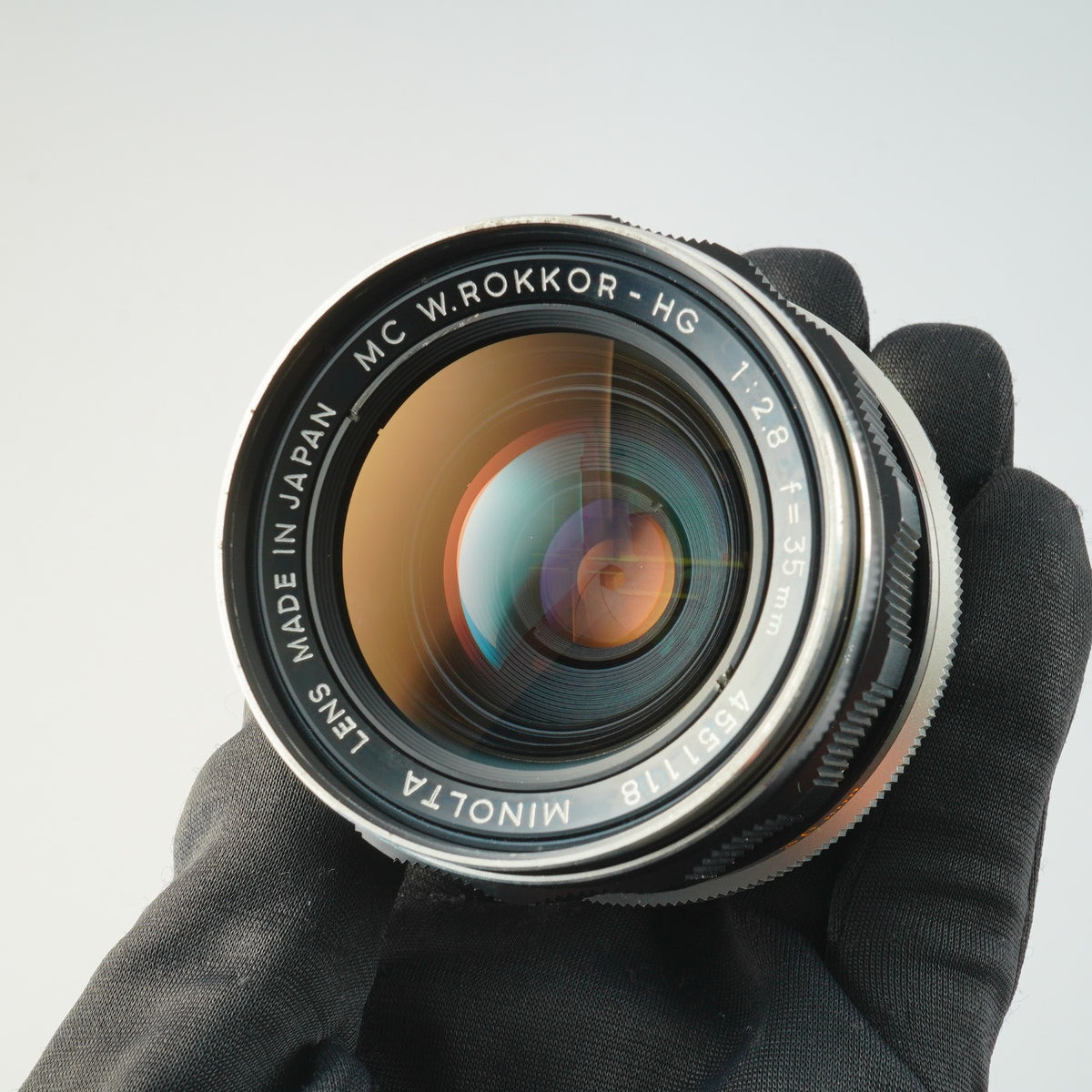【Serviced】 MINOLTA MC W.ROKKOR-HG 35mm F/2.8 単焦点レンズ