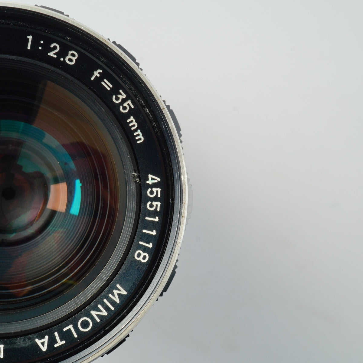 【Serviced】 MINOLTA MC W.ROKKOR-HG 35mm F/2.8 単焦点レンズ