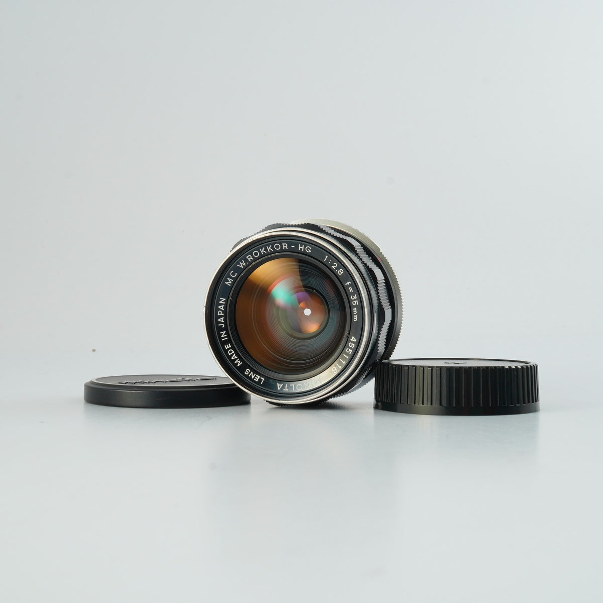【Serviced】 MINOLTA MC W.ROKKOR-HG 35mm F/2.8 単焦点レンズ