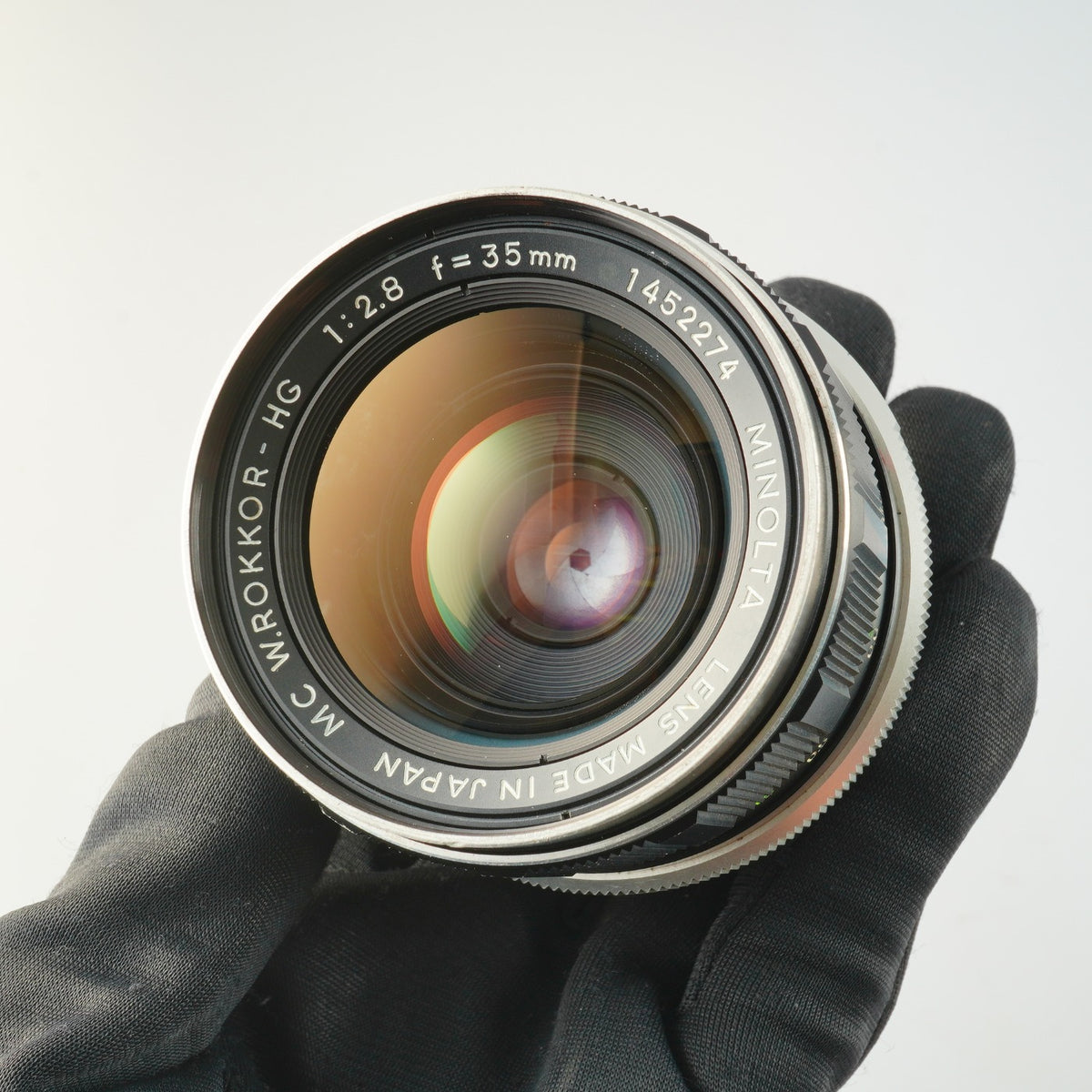 【Serviced】 MINOLTA MC W.ROKKOR-HG 35mm F/2.8 単焦点レンズ