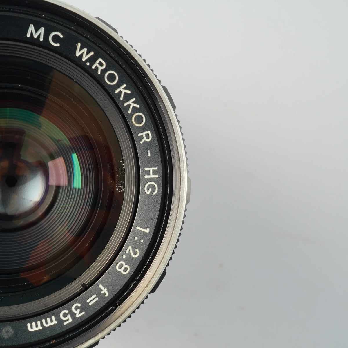 【Serviced】 MINOLTA MC W.ROKKOR-HG 35mm F/2.8 単焦点レンズ