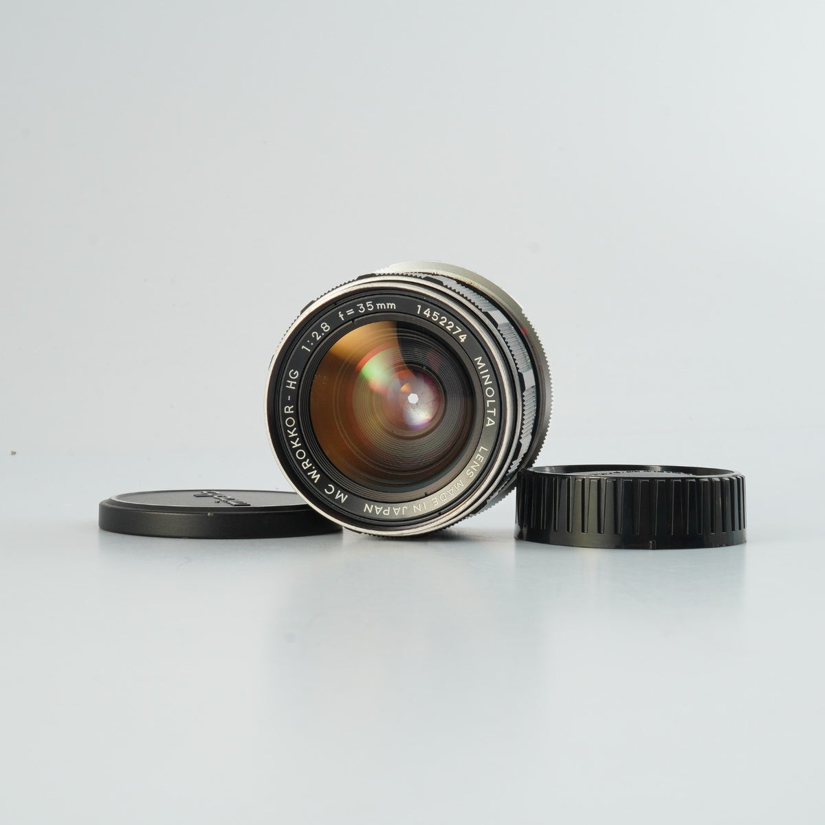 【Serviced】 MINOLTA MC W.ROKKOR-HG 35mm F/2.8 単焦点レンズ