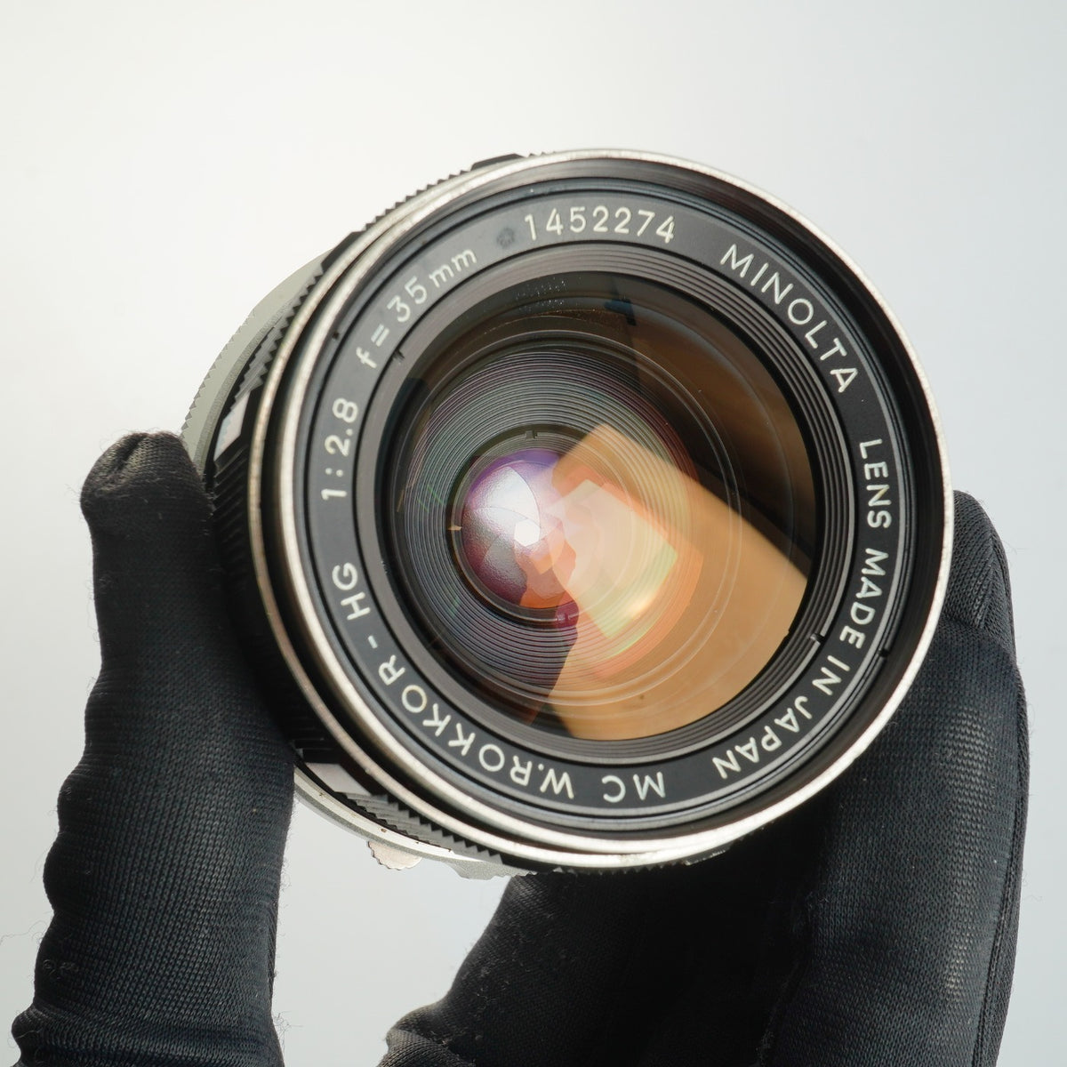 【Serviced】 MINOLTA MC W.ROKKOR-HG 35mm F/2.8 単焦点レンズ