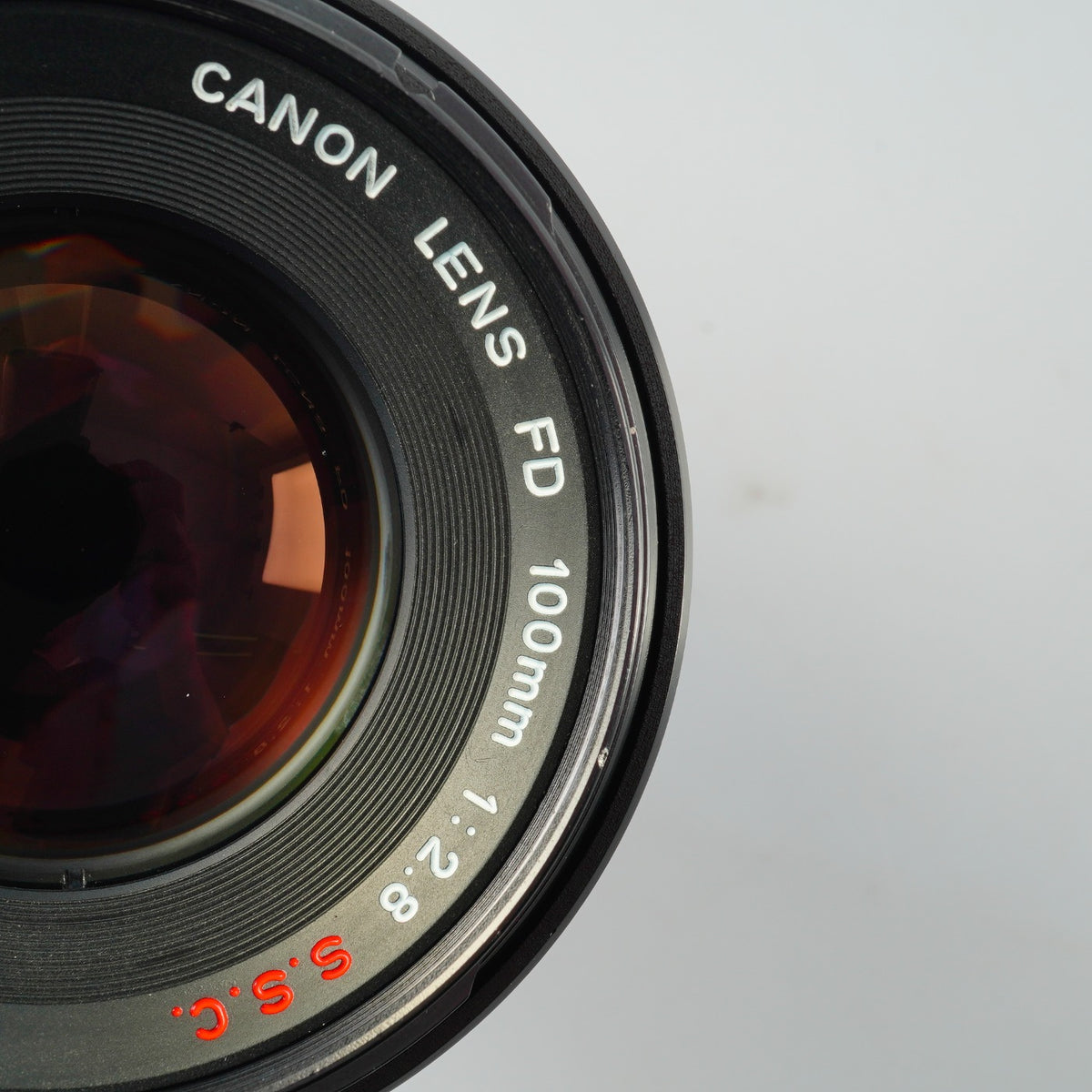 【Serviced】 Canon FD 100mm F/2.8 S.S.C. 単焦点レンズ