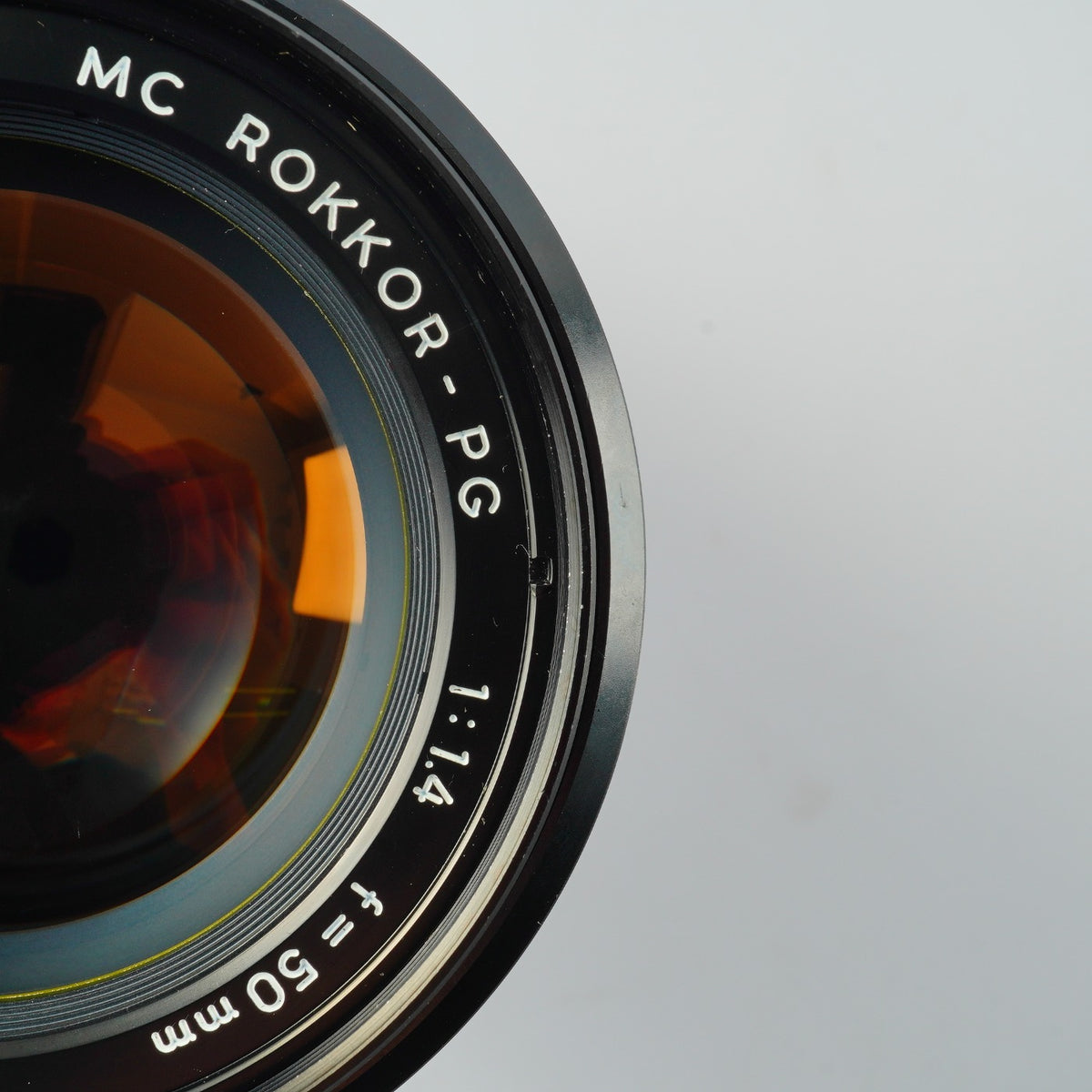 【Serviced】 MINOLTA MC ROKKOR PG 50mm F/1.4 単焦点レンズ