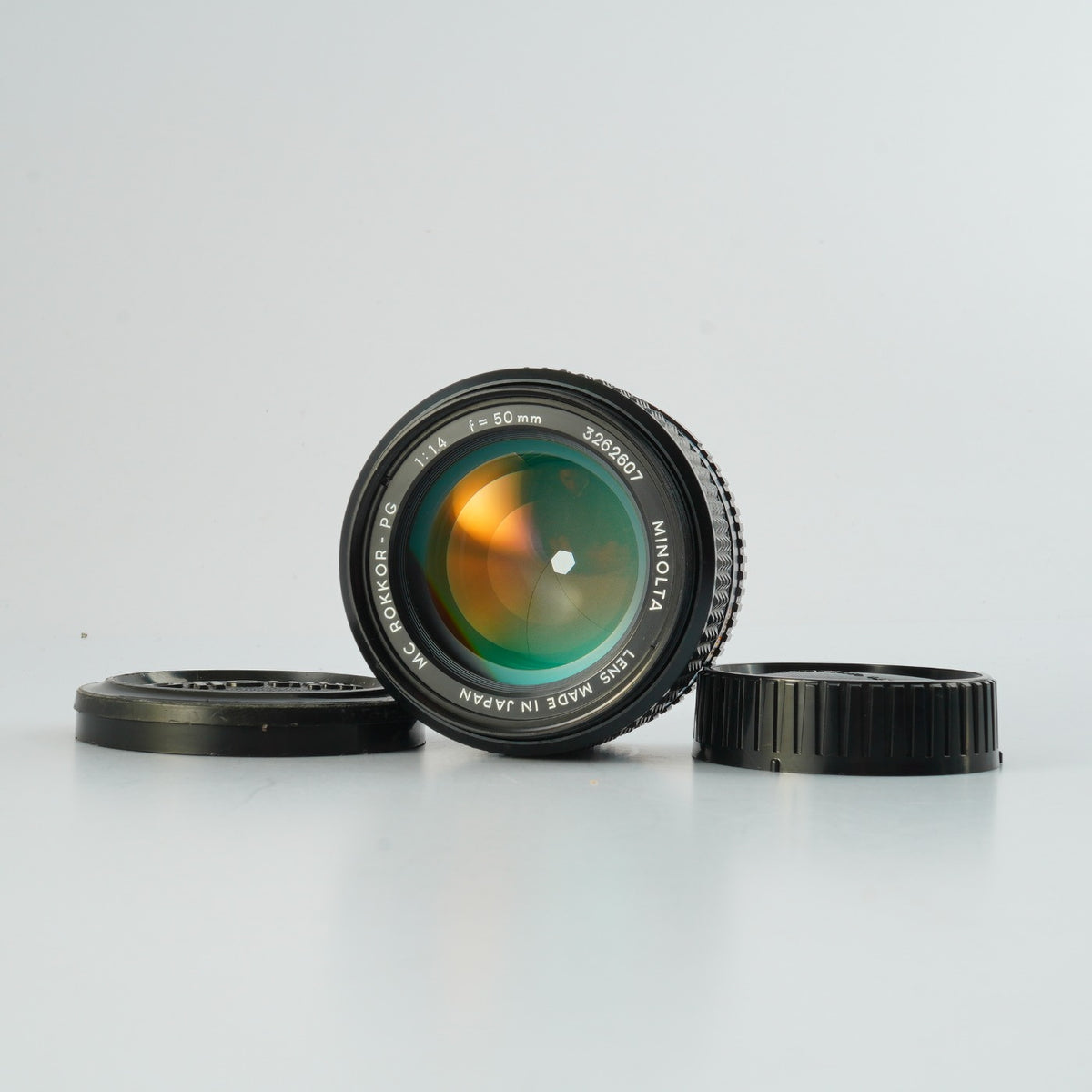 【Serviced】 MINOLTA MC ROKKOR PG 50mm F/1.4 単焦点レンズ