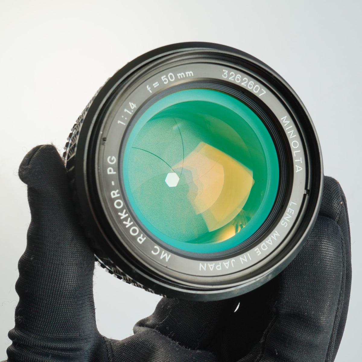 【Serviced】 MINOLTA MC ROKKOR PG 50mm F/1.4 単焦点レンズ