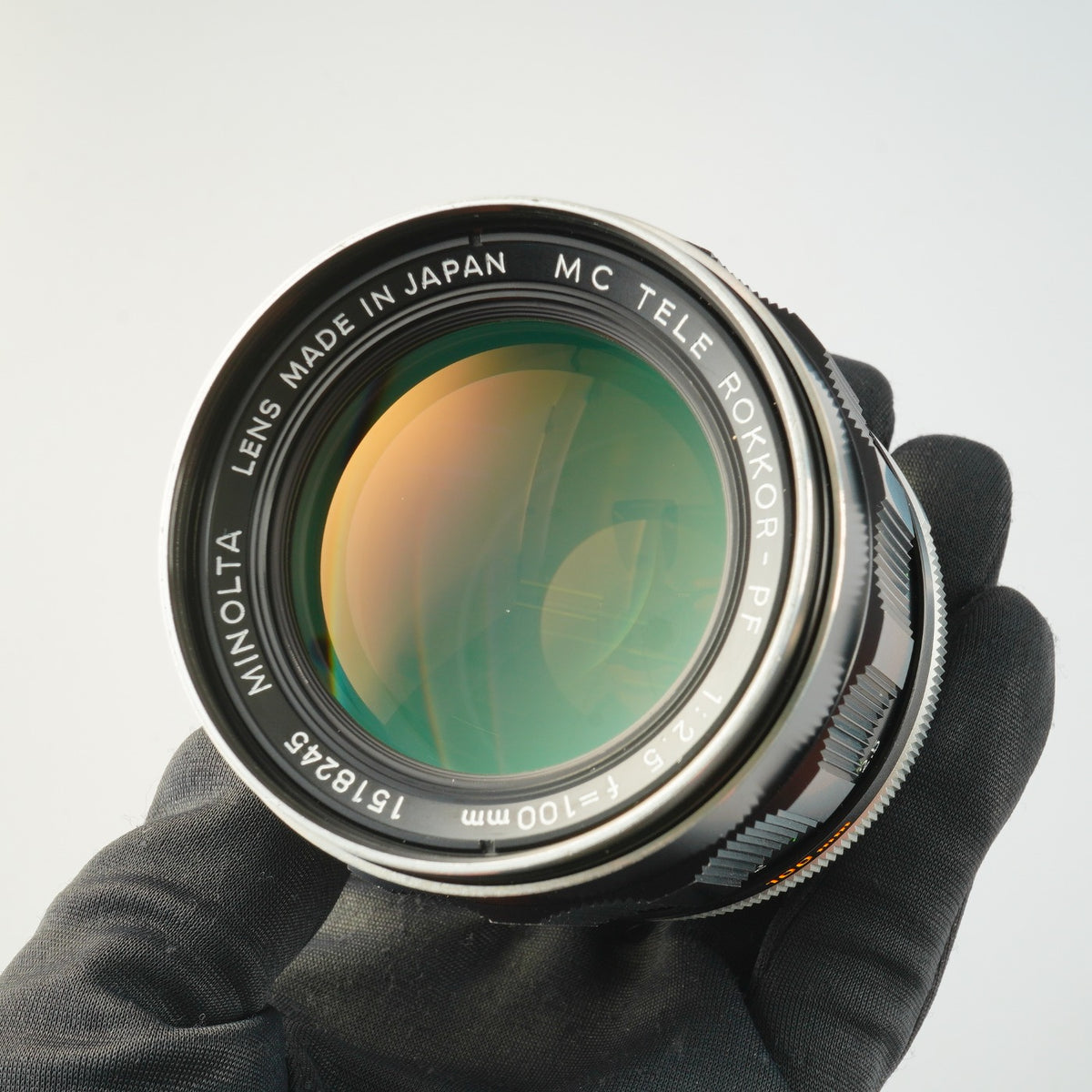 【Serviced】 MINOLTA MC TELE ROKKOR PF 100mm F/2.5 単焦点レンズ