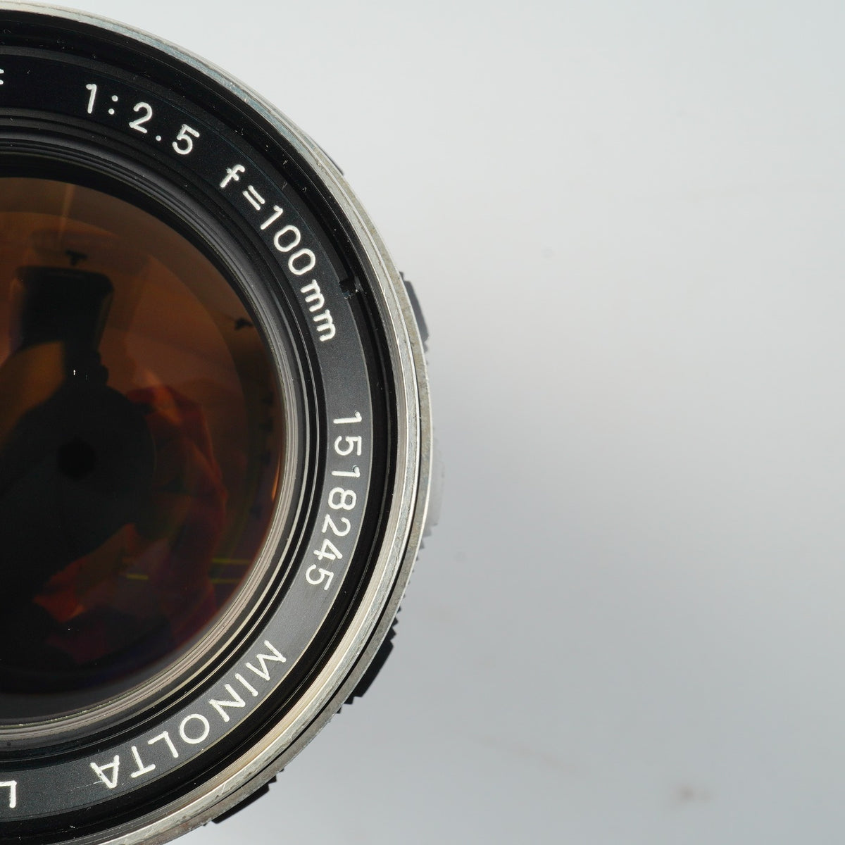 【Serviced】 MINOLTA MC TELE ROKKOR PF 100mm F/2.5 単焦点レンズ