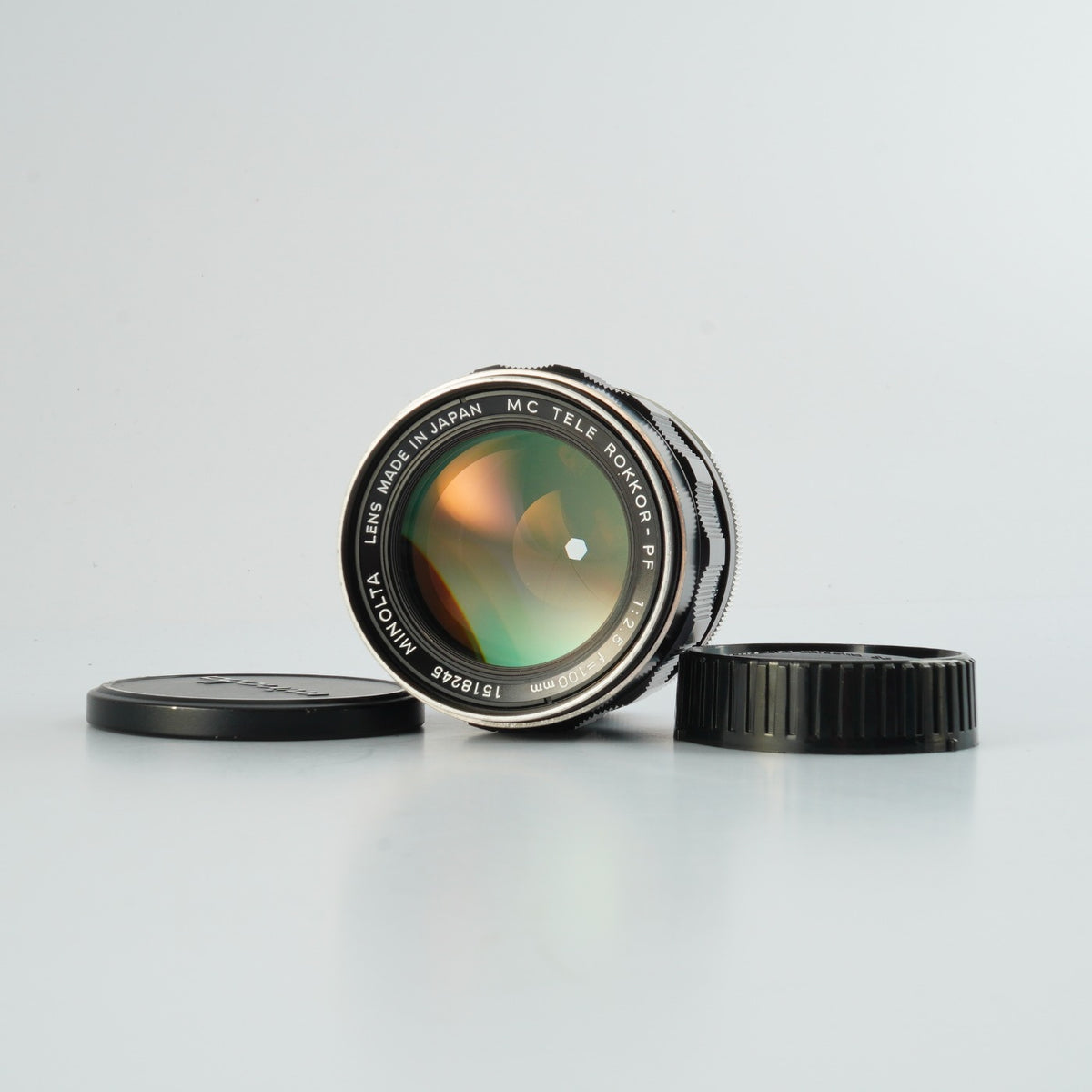 【Serviced】 MINOLTA MC TELE ROKKOR PF 100mm F/2.5 単焦点レンズ