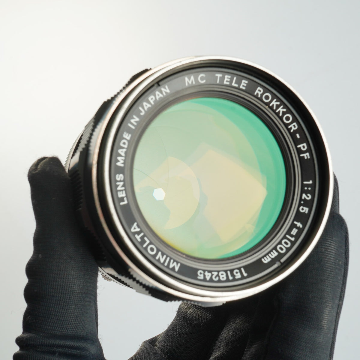 【Serviced】 MINOLTA MC TELE ROKKOR PF 100mm F/2.5 単焦点レンズ