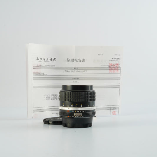 【Serviced】 Nikon Ai-S NIKKOR 85mm F/2 単焦点レンズ