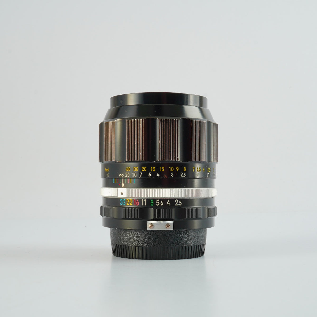【Serviced】 Nikon 非Ai NIKKOR-P Auto 105mm F/2.5 単焦点レンズ