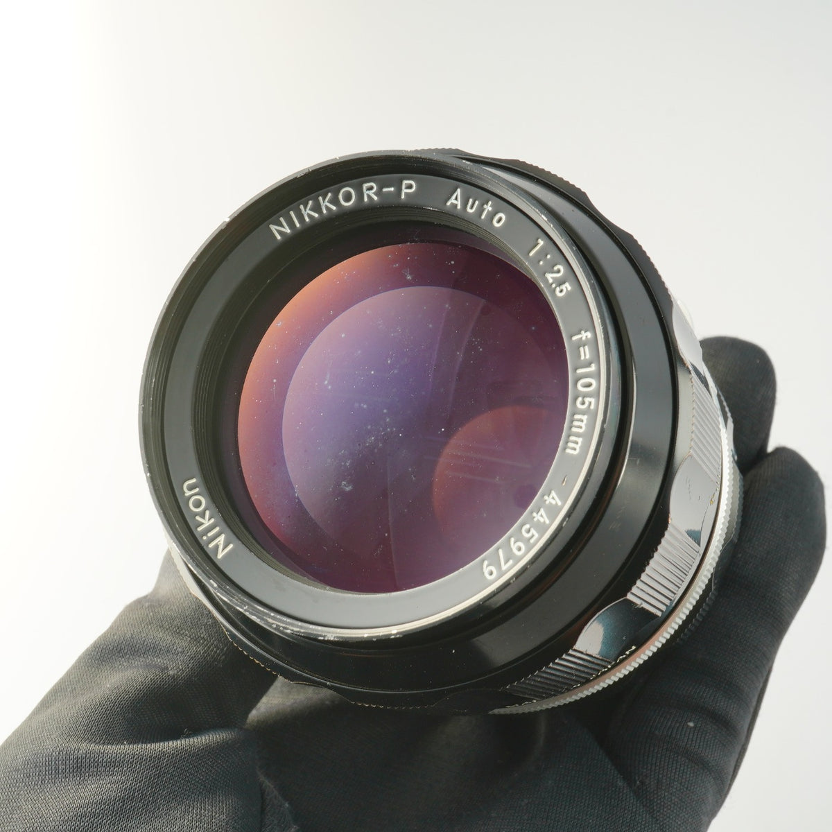 【Serviced】 Nikon 非Ai NIKKOR-P Auto 105mm F/2.5 単焦点レンズ