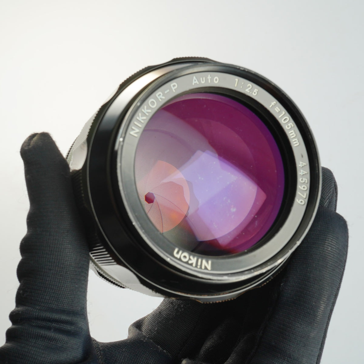 【Serviced】 Nikon 非Ai NIKKOR-P Auto 105mm F/2.5 単焦点レンズ