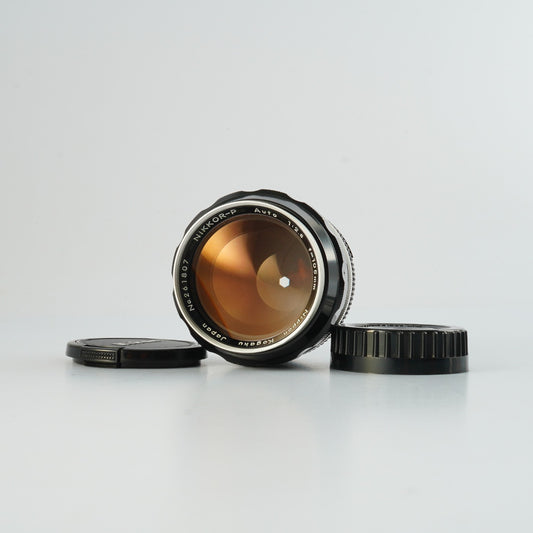 【Serviced】 Nikon Ai改 NIKKOR-P Auto 105mm F/2.5 単焦点レンズ