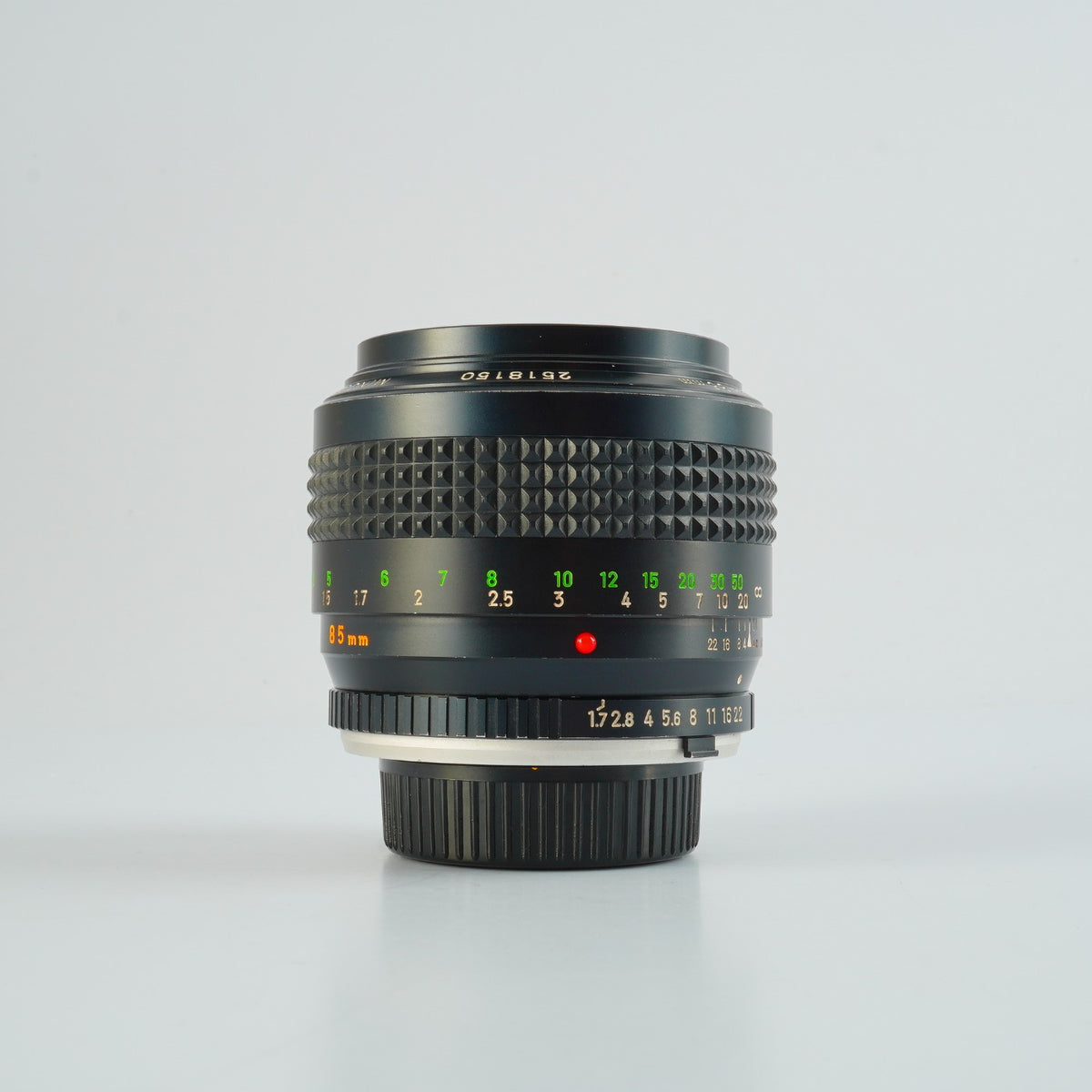 【Serviced】 MINOLTA MC ROKKOR 85mm F/1.7 単焦点レンズ
