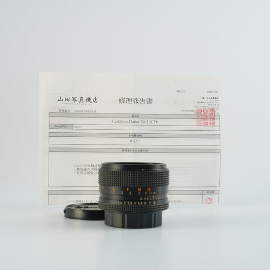 【Serviced】 CONTAX Carl Zeiss Planar T* 50mm F/1.4 AEJ 単焦点レンズ