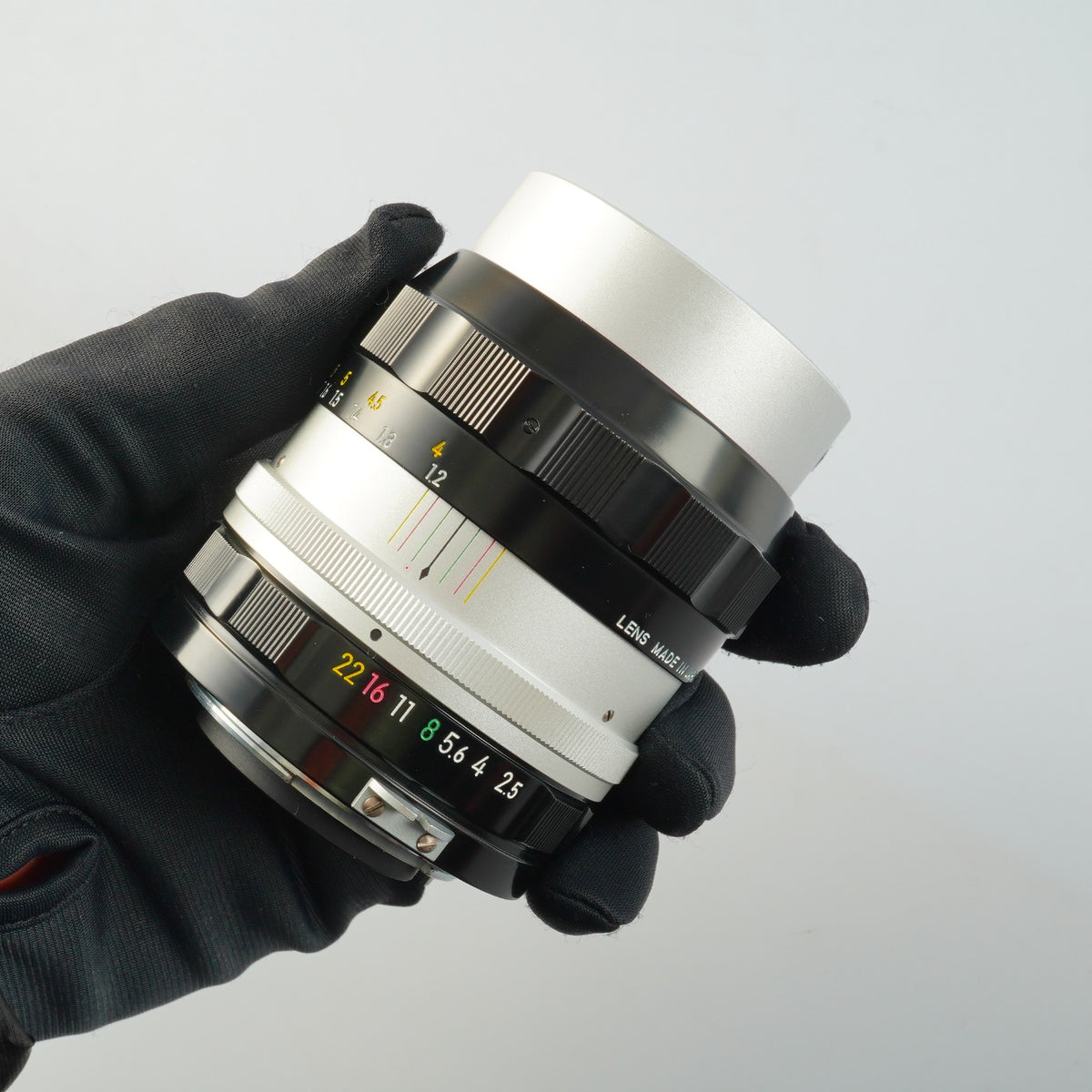 【Serviced】 Nikon 非Ai NIKKOR-P Auto 105mm F/2.5 単焦点レンズ