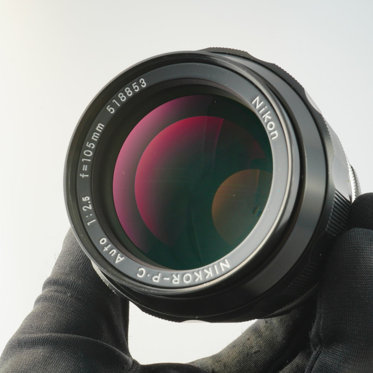 【Serviced】 Nikon 非Ai NIKKOR-P.C Auto 105mm F/2.5 単焦点レンズ