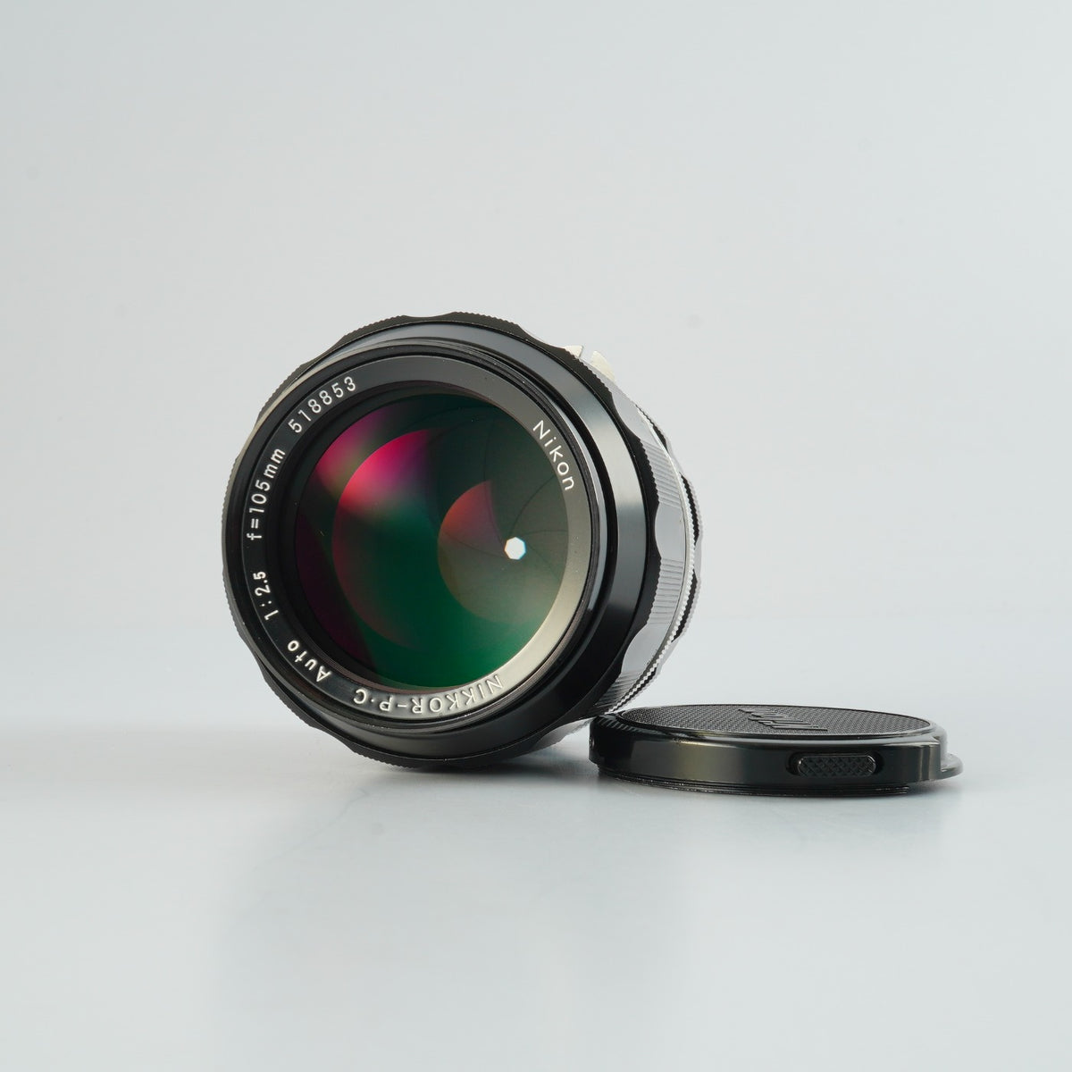 【Serviced】 Nikon 非Ai NIKKOR-P.C Auto 105mm F/2.5 単焦点レンズ