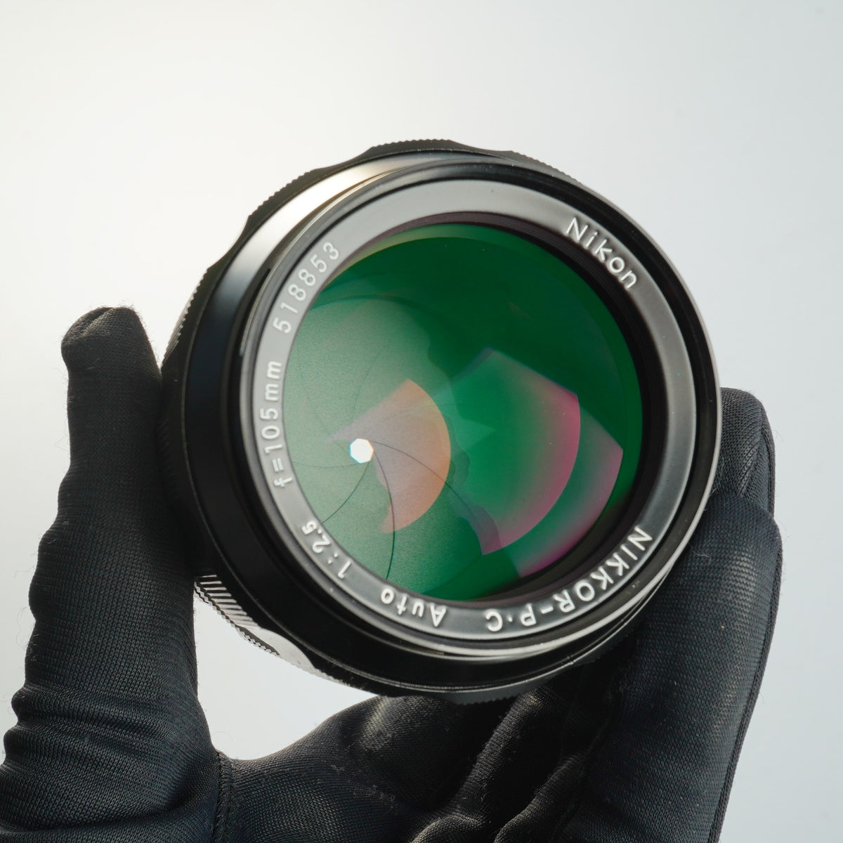 【Serviced】 Nikon 非Ai NIKKOR-P.C Auto 105mm F/2.5 単焦点レンズ