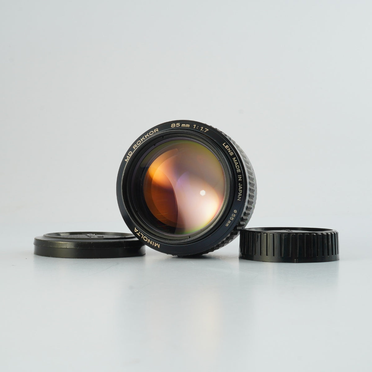 【Serviced】 MINOLTA MD ROKKOR 85mm F/1.7 単焦点レンズ