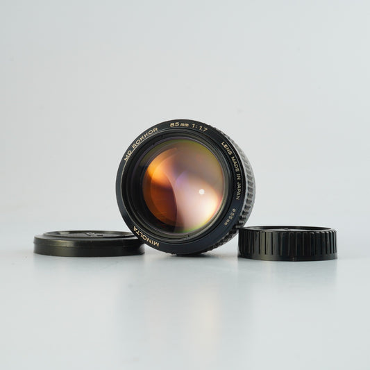 [Serviced] MINOLTA MD ROKKOR 85mm F/1.7 Prime Lens