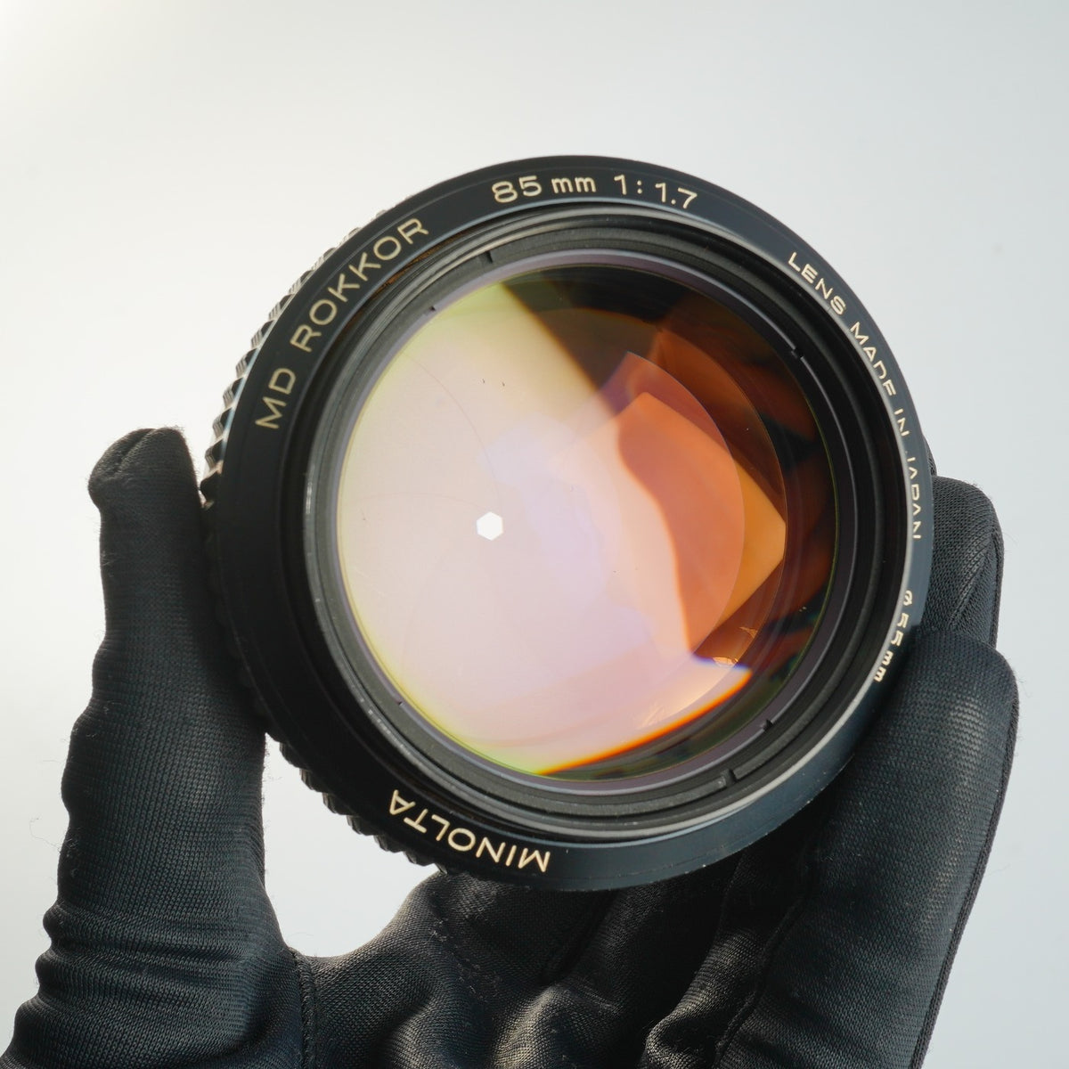 【Serviced】 MINOLTA MD ROKKOR 85mm F/1.7 単焦点レンズ