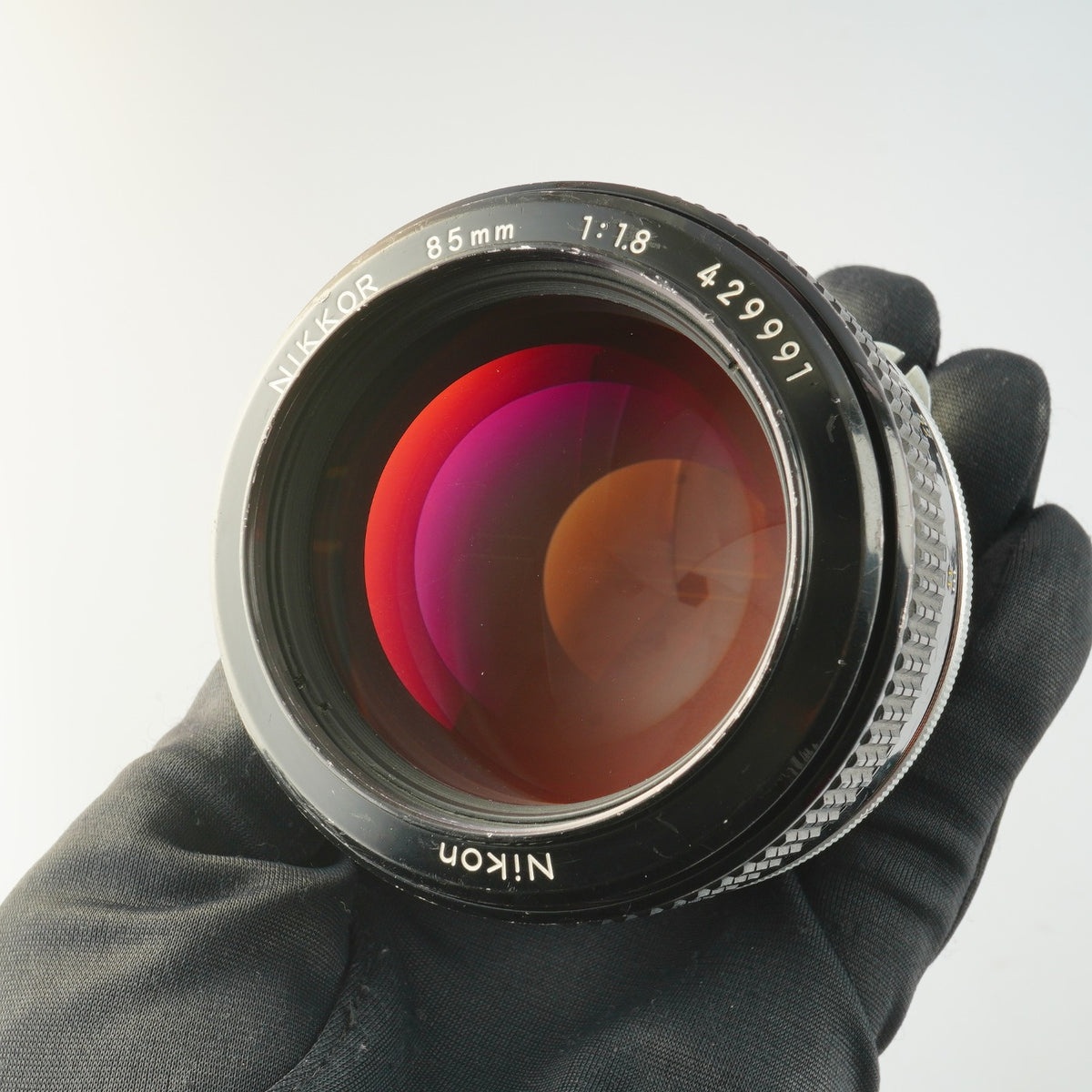 【Serviced】 Nikon 非Ai New Nikkor 85mm F/1.8 単焦点レンズ