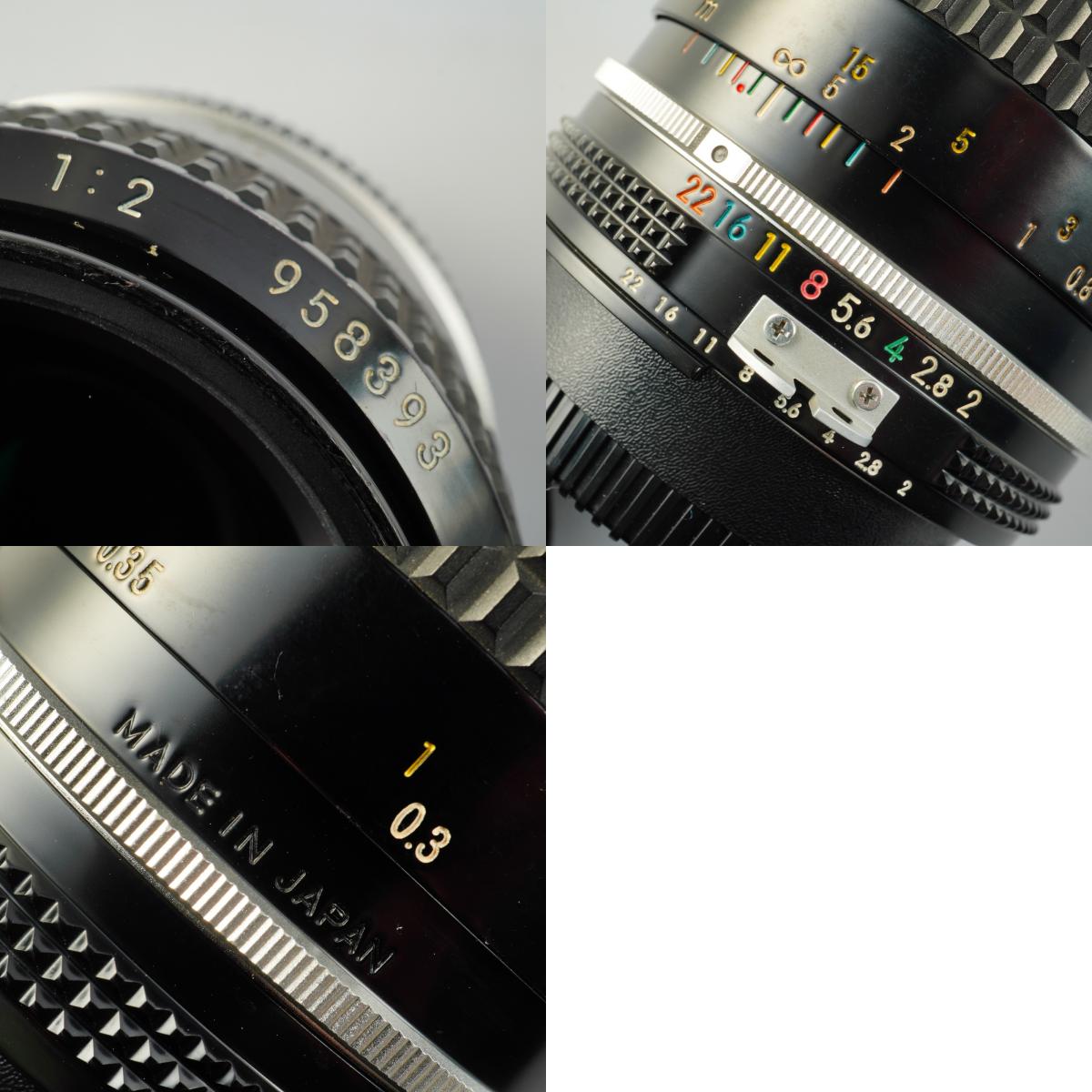 【Serviced】 Nikon Ai Nikkor 35mm F/2 単焦点レンズ