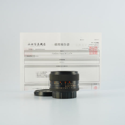 【Serviced】 CONTAX Carl Zeiss Planar T* 50mm F/1.4 AEJ 単焦点レンズ