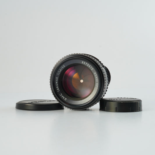 【Serviced】 PENTAX SMC Takumar 50mm F/1.4 (M42用) 単焦点レンズ