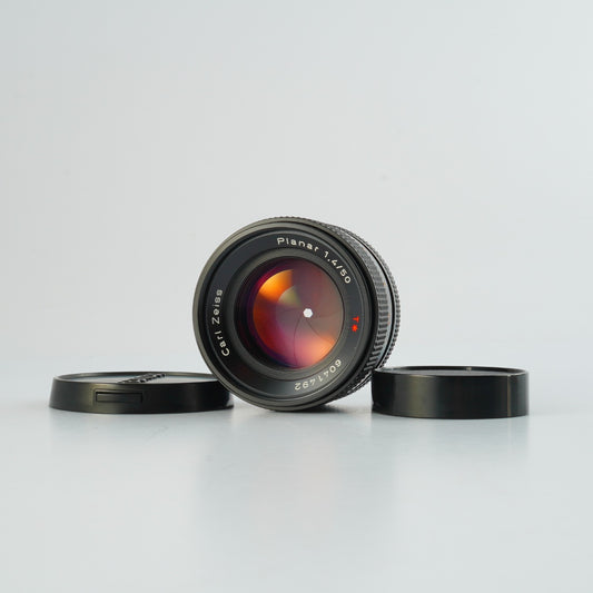 【Serviced】 CONTAX Carl Zeiss Planar T* 50mm F/1.4 AEJ 単焦点レンズ