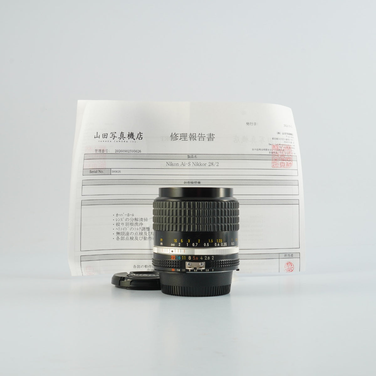 【Overhauled】 Nikon Ai-S NIKKOR 28mm F/2 単焦点レンズ