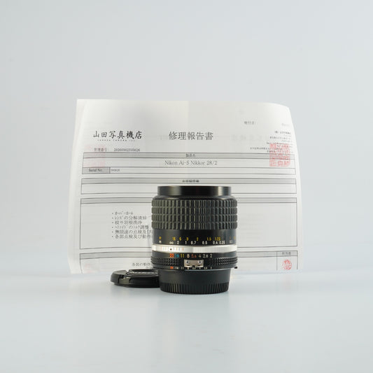 【Overhauled】 Nikon Ai-S NIKKOR 28mm F/2 単焦点レンズ