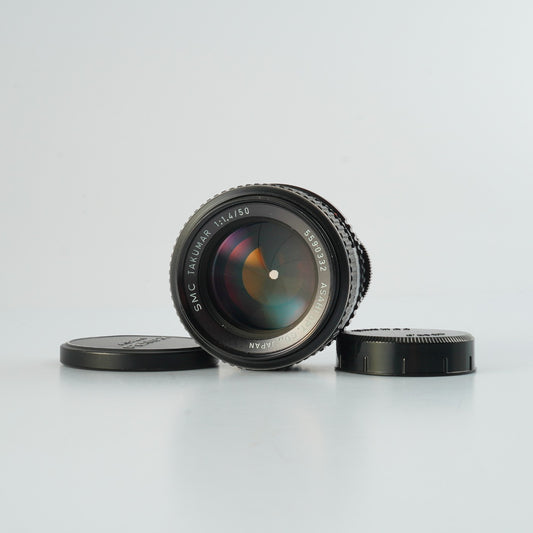 【Serviced】 PENTAX SMC Takumar 50mm F/1.4 (M42用) 単焦点レンズ