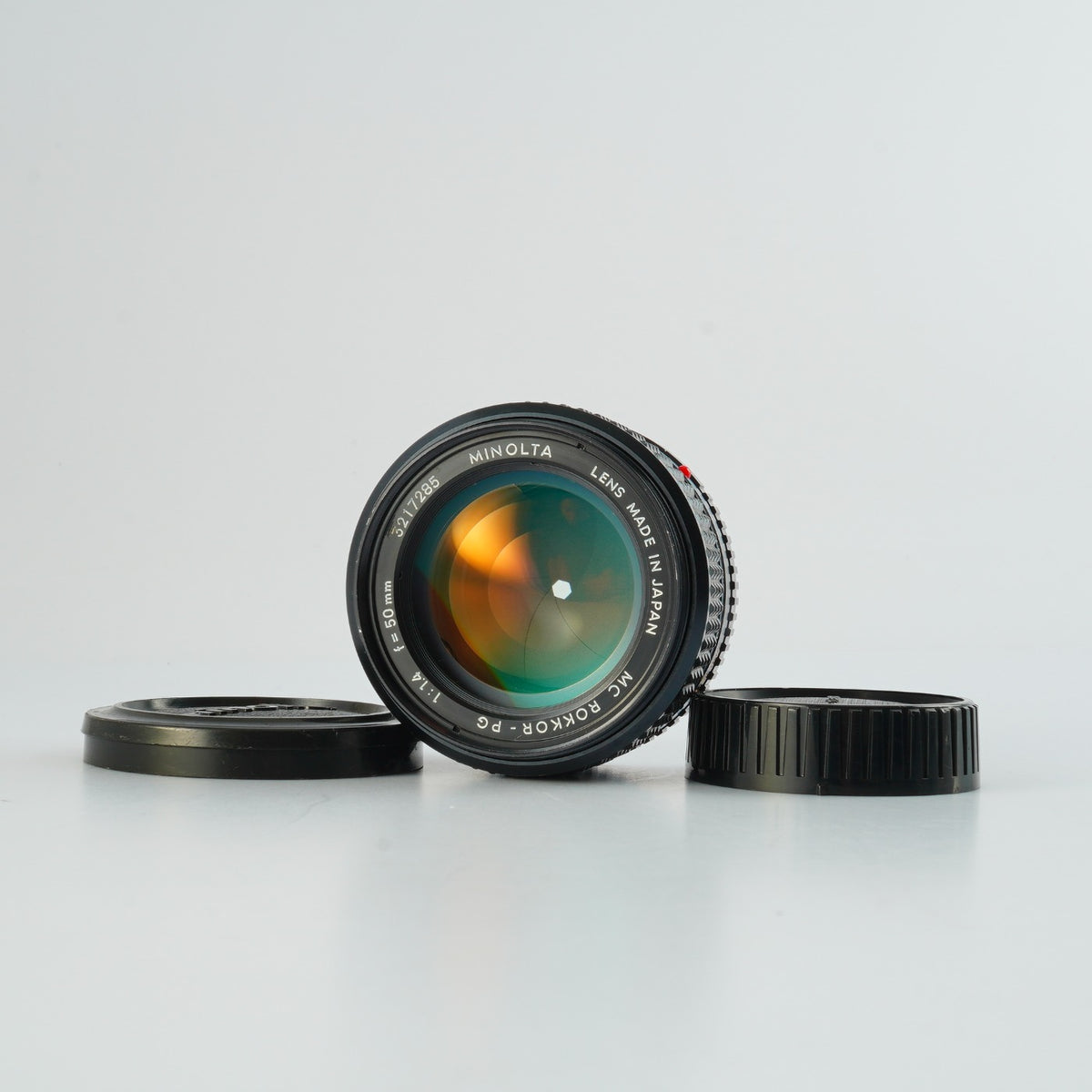 【Serviced】 MINOLTA MC ROKKOR PG 50mm F/1.4 単焦点レンズ