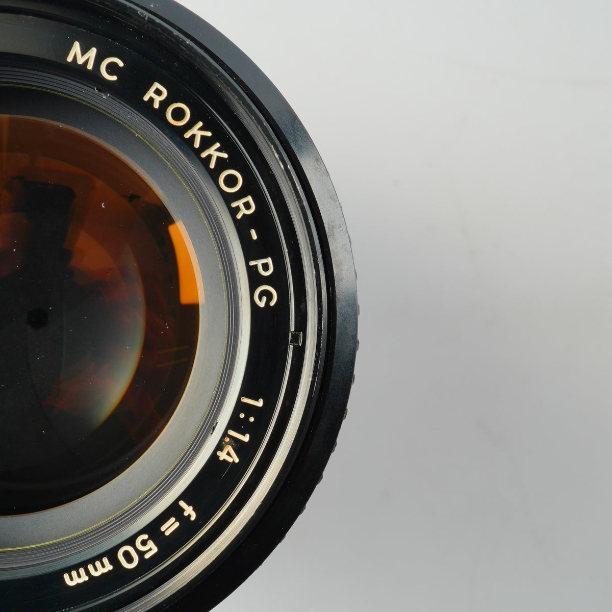 【Serviced】 MINOLTA MC ROKKOR PG 50mm F/1.4 単焦点レンズ