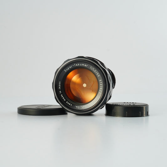 【Serviced】 PENTAX Super Takumar 50mm F/1.4 (M42用) 単焦点レンズ