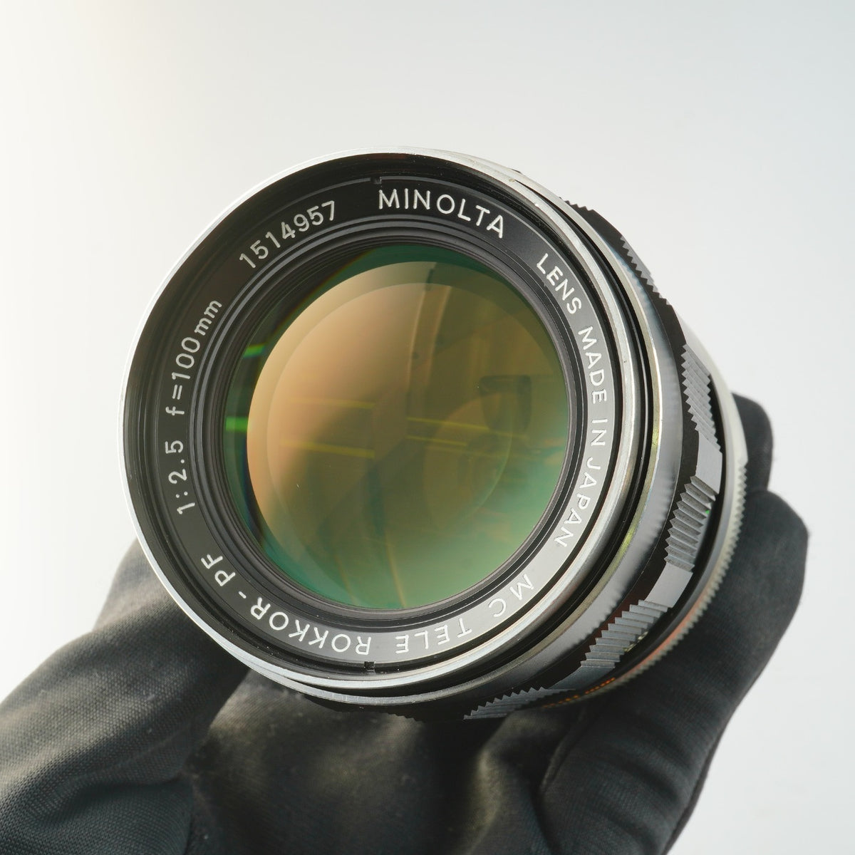 【Serviced】 MINOLTA MC TELE ROKKOR PF 100mm F/2.5 単焦点レンズ