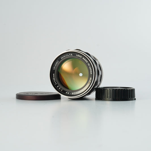 【Serviced】 MINOLTA MC TELE ROKKOR PF 100mm F/2.5 単焦点レンズ
