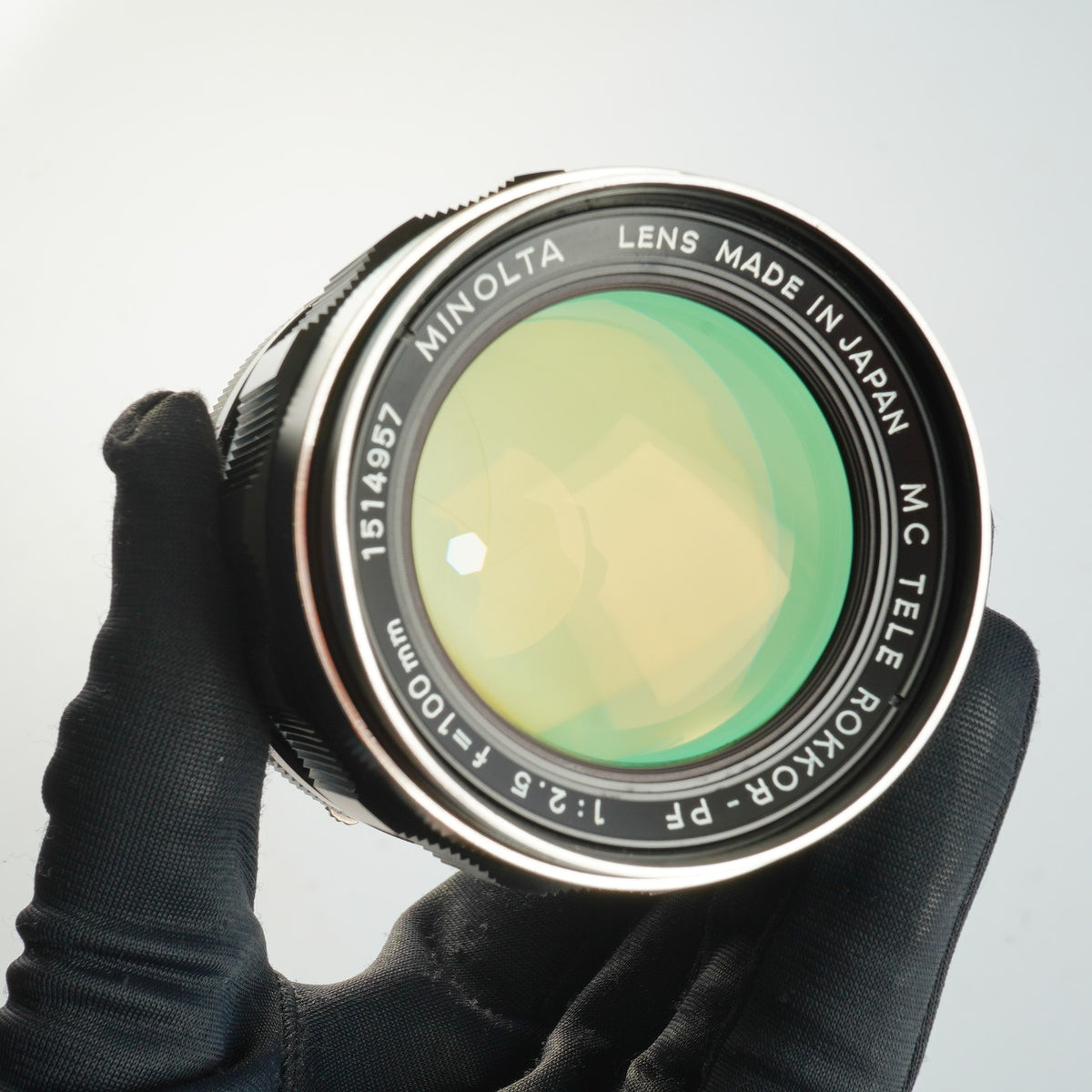 【Serviced】 MINOLTA MC TELE ROKKOR PF 100mm F/2.5 単焦点レンズ