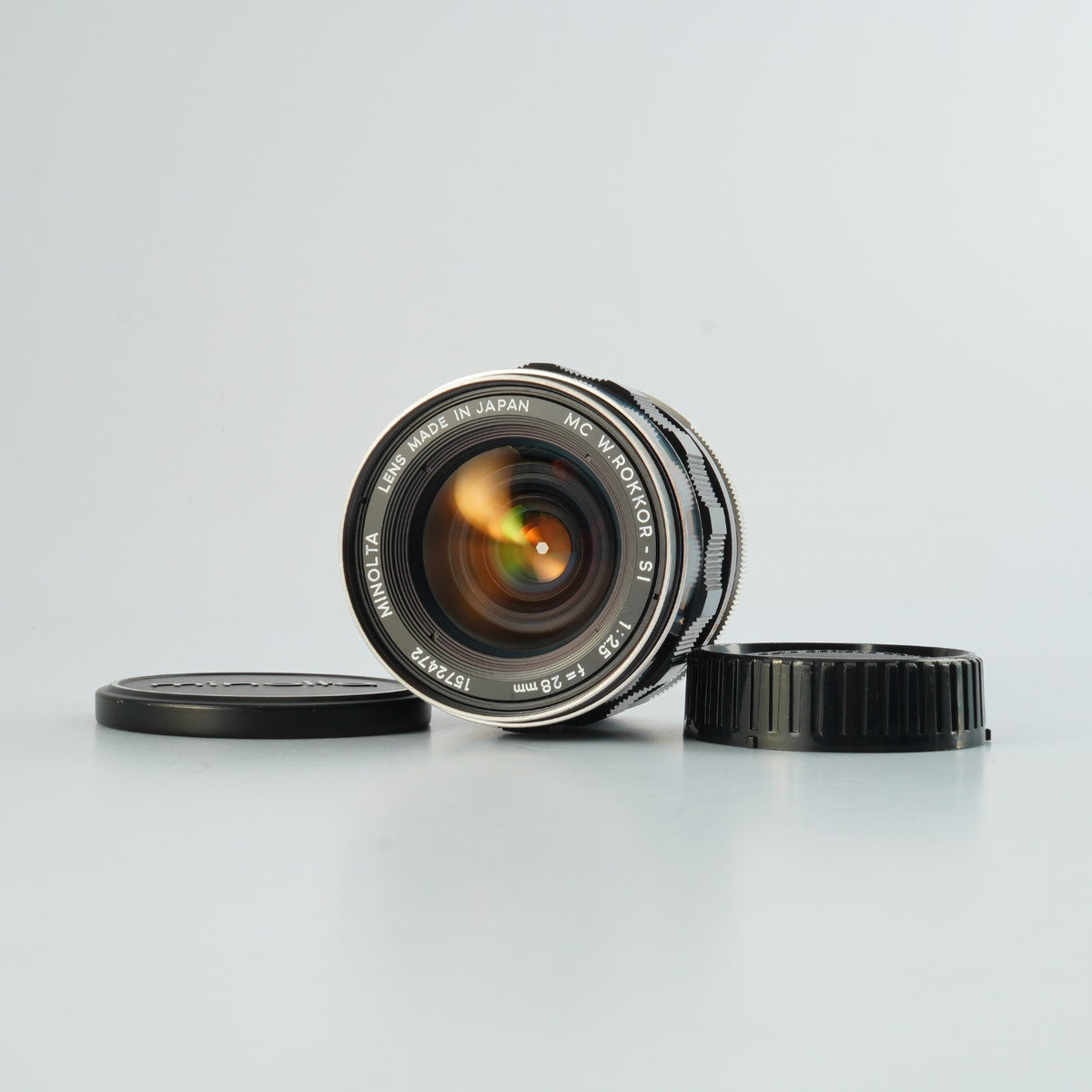 【Serviced】 MINOLTA MC W.Rokkor-SI 28mm F/2.5 単焦点レンズ