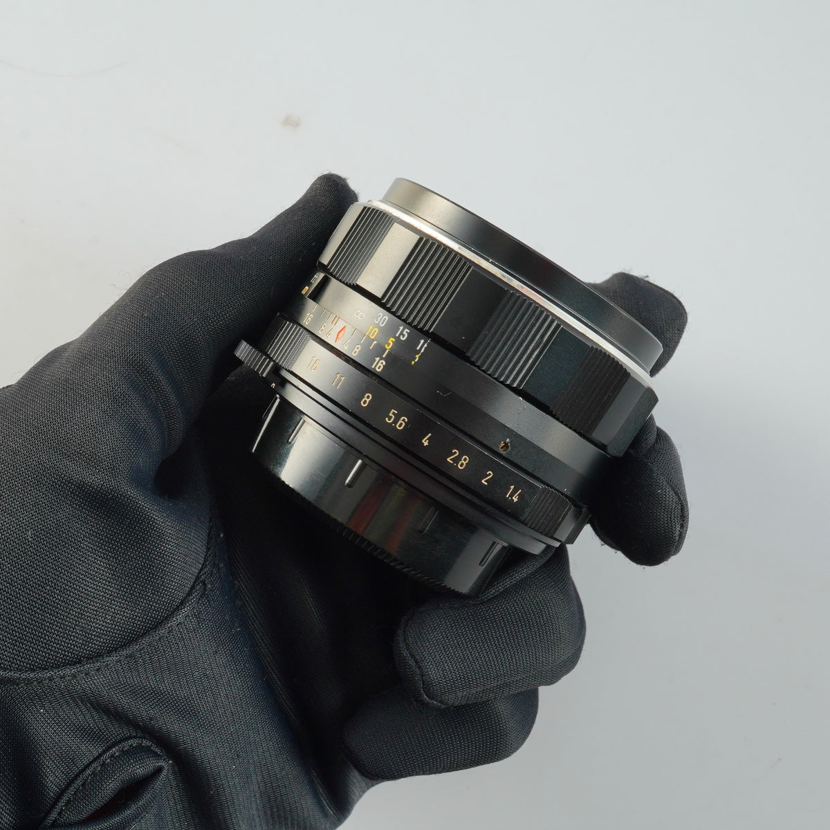 【Serviced】 PENTAX Super Takumar 50mm F/1.4 Yellow Thorium (M42用) 単焦点レンズ